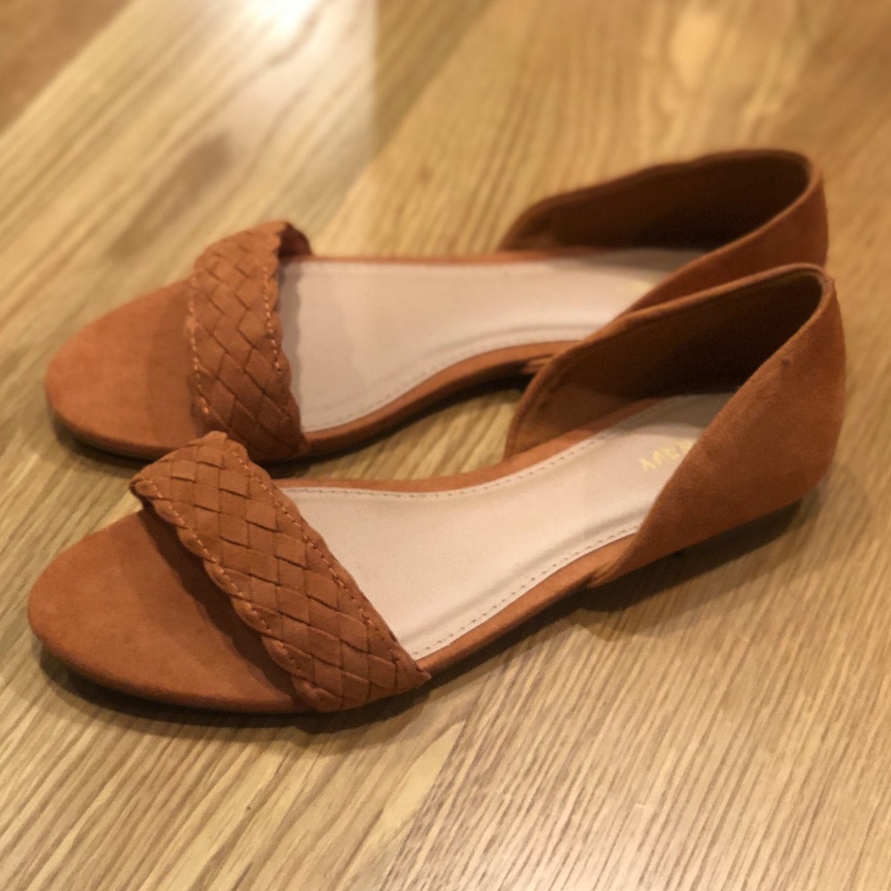 Orange sandals